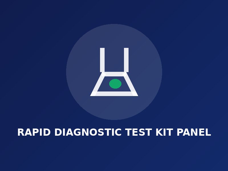 Rapid Diagnostic Test Kit Panel